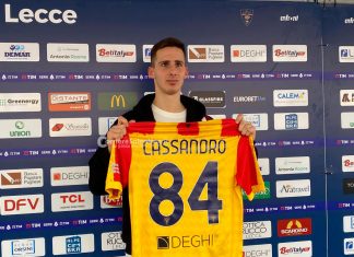 Lecce, cessione Cassandro