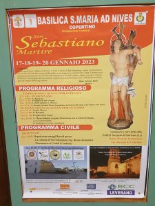 A Copertino partono i festeggiamenti per il suo conprotettore San Sebastiano - Corriere Salentino