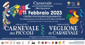 Carnevale dei Piccoli e Veglione di Carnevale sabato 11 febbraio a Martignano - Corriere Salentino