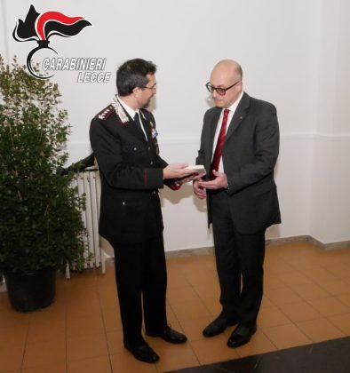 Il Prefetto di Lecce Luca Rotondi in visita al Comando Provinciale dei Carabinieri di Lecce - Corriere Salentino