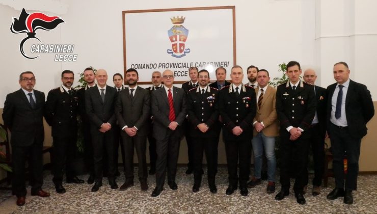 Il Prefetto di Lecce Luca Rotondi in visita al Comando Provinciale dei Carabinieri di Lecce - Corriere Salentino