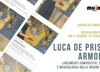 “Armonia”, a Leverano la presentazione di Luca De Prisco