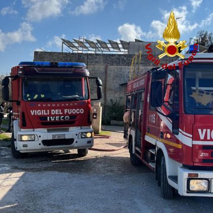 Fiamme in abitazione a Monteroni e Merine: paura e danni, ma nessun ferito - Corriere Salentino