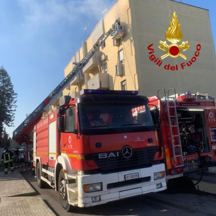 Fiamme in abitazione a Monteroni e Merine: paura e danni, ma nessun ferito - Corriere Salentino