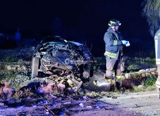 Terribile schianto tra auto sulla provinciale: quattro feriti condotti in ospedale