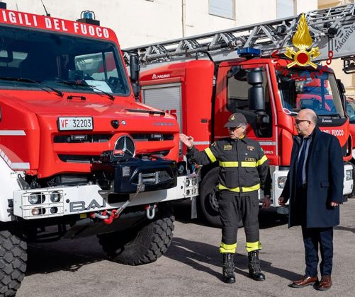 Il Prefetto di Lecce Rotondi ricevuto in visita dai Vigili del Fuoco di Lecce - Corriere Salentino