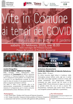 Vite in Comune ai tempi del COVID. Immagine e storie dei primi mesi della pandemia - Corriere Salentino