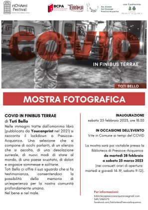 Vite in Comune ai tempi del COVID. Immagine e storie dei primi mesi della pandemia - Corriere Salentino