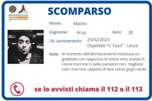 Scompare nel nulla, scattano le ricerche: 28enne ritrovato grazie alle segnalazioni - Corriere Salentino