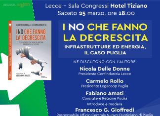 “I NO che fanno la decrescita…il caso Puglia“