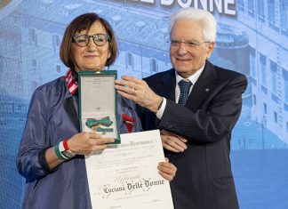 Luciana Delle Donne, Ceo di Made in Carcere, oggi ha ricevuto da Sergio Mattarella l’onorificenza di Ufficiale dell’Ordine al Merito della Repubblica Italiana