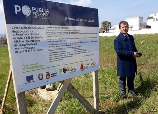 Taviano: al via i lavori per la fognatura bianca, un altro risultato dell’Amministrazione Tanisi
