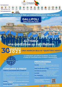 Autismo, una condizione su cui riflettere: una marcia blu “ai quattro venti” a Gallipoli - Corriere Salentino