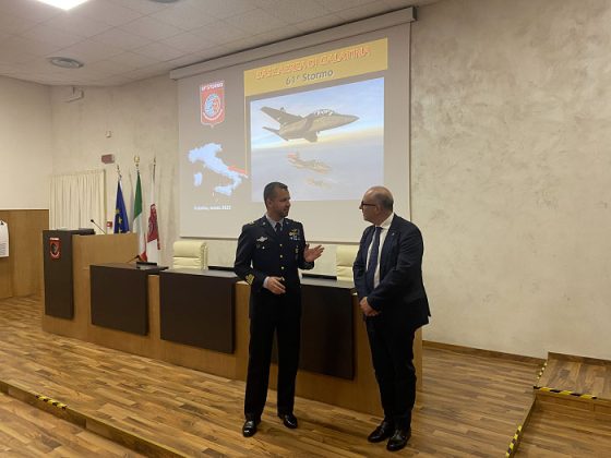 Il Prefetto Luca Rotondi in visita al 61° stormo di Galatina - Corriere Salentino