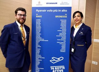 Ryanair lancia il suo programma operativo per l’estate 2023 in Puglia con sei nuove rotte e 500 milioni di dollari di investimento