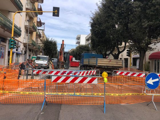 Lavori Enel, cedimento del manto stradale in via Leuca in corso il ripristino - Corriere Salentino