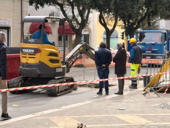 Lavori Enel, cedimento del manto stradale in via Leuca in corso il ripristino - Corriere Salentino