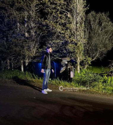Fuori strada sulla provinciale, l'auto si ribalta: ferito in ospedale con codice rosso - Corriere Salentino
