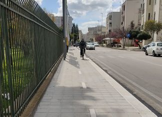 Completato il percorso ciclopedonale in via Giammatteo