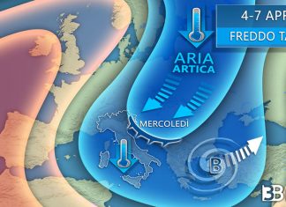 3BMETEO.COM: “Settimana di Pasqua con freddo tardivo e neve anche a quote basse”