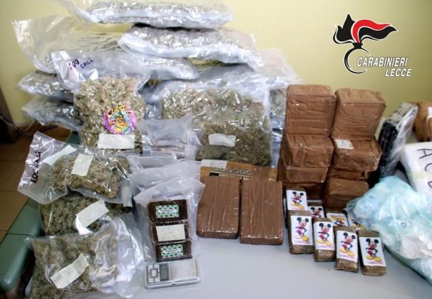 In garage spuntano oltre 40 chili di droga, maxi sequestro nel basso Salento: 44enne in carcere - Corriere Salentino