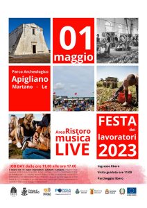 1° maggio nel Parco Archeologico di Apigliano: presentata oggi in Provincia la “Festa dei lavoratori” 2023 - Corriere Salentino