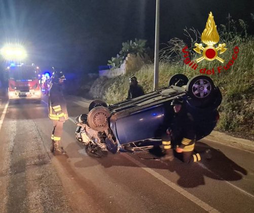 L’uno abbatte palo e si ribalta, l’altro si schianta contro un cancello: due feriti in poche ore - Corriere Salentino