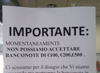 “Le banconote di grosso taglio sono false”: anziana con 100 euro respinta alla cassa del supermercato