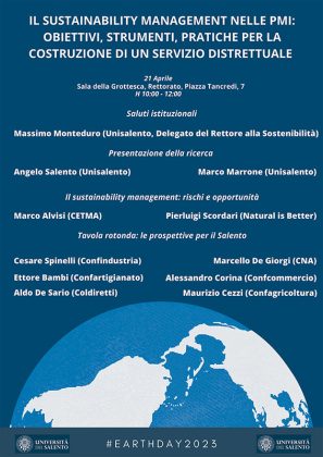 “Earth Day” 2023: due iniziative di Unisalento Il 21 aprile incontro su “Il sustainability management nelle piccole e medie imprese”. Il 22 aprile “Bioblitz” nella “Foresta urbana” - Corriere Salentino