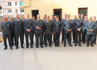 GDF Lecce: il comandante regionale Puglia, Generale di divisione Fabrizio Toscano, ha visitato la tenenza di Maglie