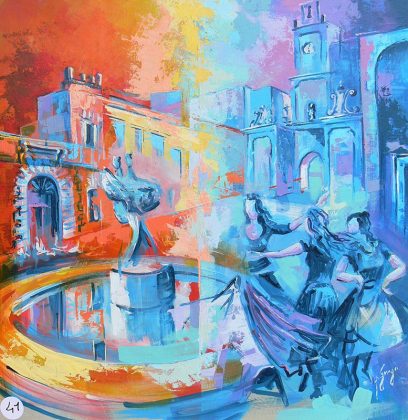 Grande successo ad Aradeo per il 6° Concorso Biennale di Pittura Estemporanea: Aradeo in libera espressione - Corriere Salentino