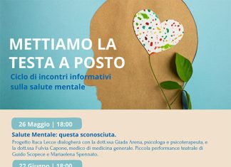 “Mettiamo la testa a posto” arriva un ciclo di incontri sulla salute mentale
