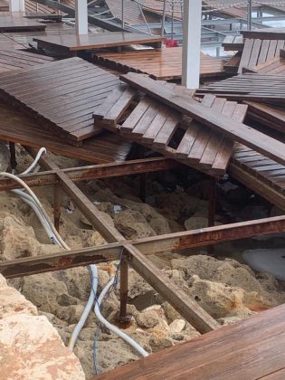 Danni da maltempo anche a Santa Maria di Leuca: semidistrutto un lido, affondata una barca a vela - Corriere Salentino