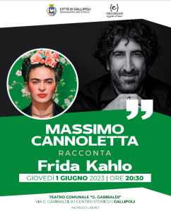 Giovedì 1 giugno Massimo Cannoletta racconta la vita di Frida Kahlo - Corriere Salentino