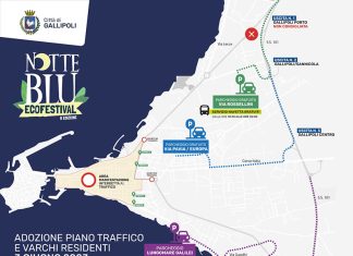 Notte Blu Ecofestival: adottato il piano traffico, parcheggio gratuito in via Rossellini e trasporto urbano gratuito fino a Corso Roma