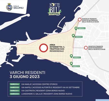 Notte Blu Ecofestival: adottato il piano traffico, parcheggio gratuito in via Rossellini e trasporto urbano gratuito fino a Corso Roma - Corriere Salentino