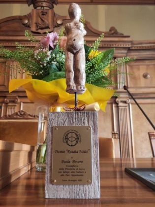 A Paola Povero il “Premio Renata Fonte”: ieri la cerimonia a Palazzo dei Celestini - Corriere Salentino