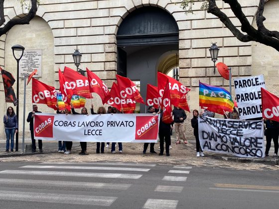 Festa del lavoro, ma non per tutti: in 89, dopo un anno, ancora in attesa di un contratto. I Cobas: “Assunzioni o dimissioni di Palese” - Corriere Salentino