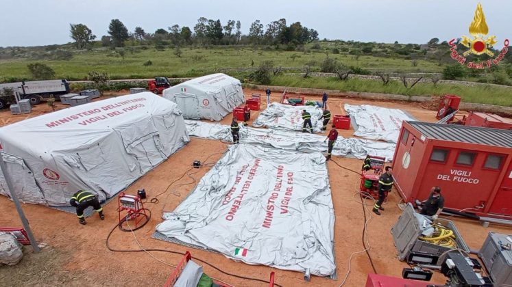 Simulato Terremoto nel Salento, esercitazione dei vigili del fuoco a Ugento - Corriere Salentino