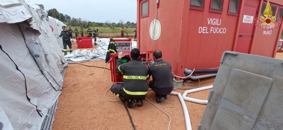 Simulato Terremoto nel Salento, esercitazione dei vigili del fuoco a Ugento - Corriere Salentino