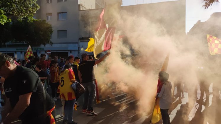Il centro cittadino di Lecce esplode di gioia per la salvezza dei giallorossi - Corriere Salentino
