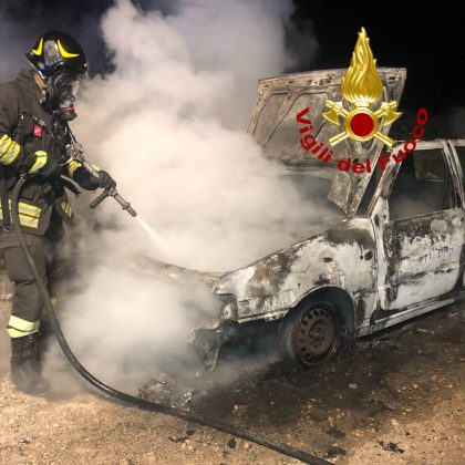 Ancora incendi d’auto nel Salento, due roghi in provincia in poche ore - Corriere Salentino