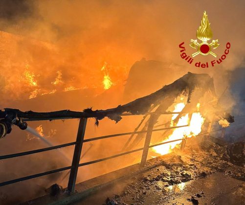 Rogo doloso nell’azienda agricola, distrutti mezzi e pedane. A Galatina brucia un’auto per strada - Corriere Salentino