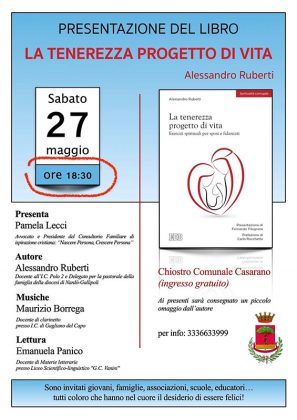 “La tenerezza come progetto di vita” con Alessandro Ruberti - Corriere Salentino