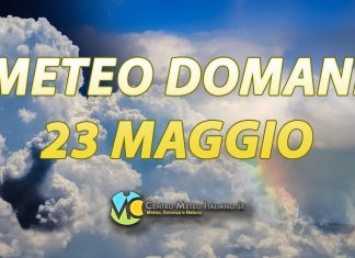 Le previsioni meteo di oggi 23 maggio 2023