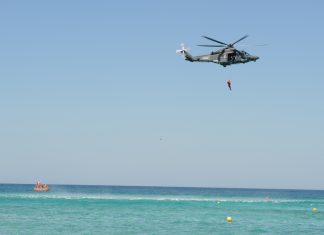 Addestramento alla sopravvivenza in mare per il 61° stormo
