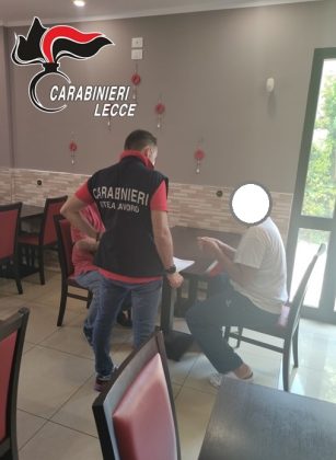 Lavoratori in nero in ristoranti e negozio asiatici, sospese due attività nel Salento - Corriere Salentino