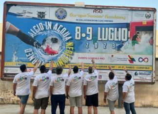 Torneo di calcio in acqua a Nardò