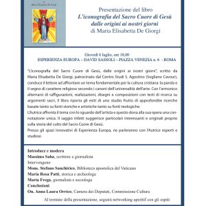 Intervista all’artista salentina Maria Elisabetta De Giorgi, pittrice e autrice del volume ‘L’iconografia del Sacro Cuore di Gesù, dalle origini ai giorni nostri’ - Corriere Salentino