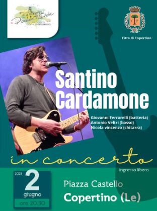 "Piazza Verde", Santino Cardamone e Magnolie bianche in concerto domani e domenica a Copertino - Corriere Salentino